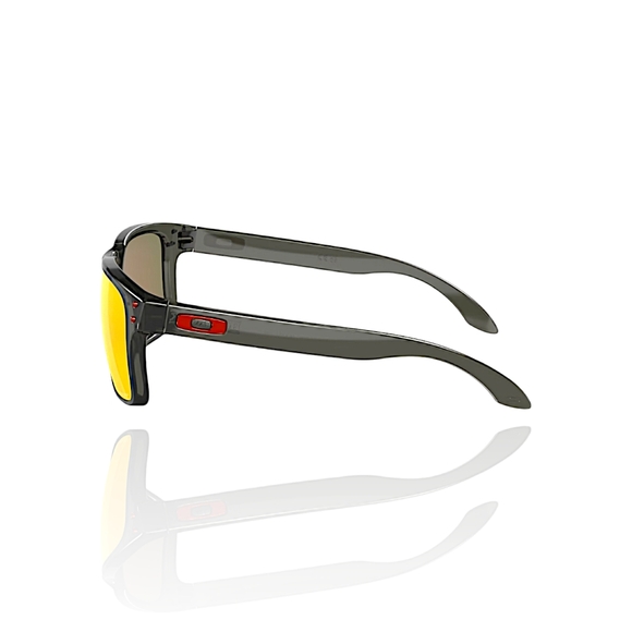 Holbrook™ (Low Bridge Fit) Men's Sunglasses Prizm Ruby Lenses Grey Smoke Frame - Picture 3 of 6